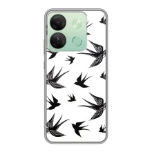Чехол с птицами на Infinix Smart 7 HD (VPrint) (Ласточки)