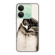 Чехол с птицами на Infinix Smart 7 HD (VPrint) (Сова)