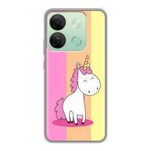 Чехол Unicorn на Infinix Smart 7 HD (Радужный Единорог)