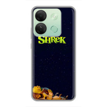 Чехол с мультфильмом Шрек на Infinix Smart 7 HD – Шрек лого