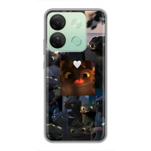 Чохол як приборкати дракона на Infinix Smart 7 HD – Дракон колаж