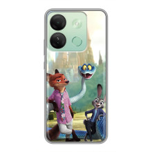 Чехол Зоотрополіс на Infinix Smart 7 HD – Ник Джуди и змея