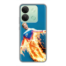 Чохол з принтом Фантастична четвірка для Infinix Smart 7 HD – Людина-факел