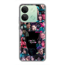 Чохол Гра в кальмара для Infinix Smart 7 HD – Колаж гра кальмара