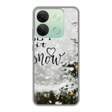 Новогодние, Праздничные Чехлы для Infinix Smart 7 HD - 2024 год – Let it snow