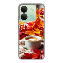 Чохол з унікальним дизайном 'Осінь з кавою' для Infinix Smart 7 HD