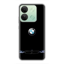 Силіконовий бампер з картинкою машини на Infinix Smart 7 HD (Чорний BMW)