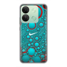 Силиконовый Чехол на Infinix Smart 7 HD с картинкой Nike (Найк зеленый)