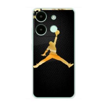 Силиконовый Чехол Nike Air Jordan на Инфиникс Смарт 7 ШД (Джордан 23)