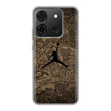 Чехлы для Infinix Smart 7 - с картинкой JORDAN (AlphaPrint) (Logo Jordan)