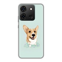 Чехлы с собаками для Infinix Smart 7 (VPrint) (Корги)