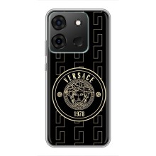 Чехлы VERSACE для Инфиникс Смарт 7 (PREMIUMPrint) – Лого Версаче