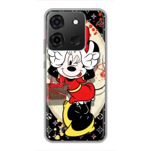 Чехол Disney Mouse Infinix Smart 7 (PREMIUMPrint) (Минни peace)