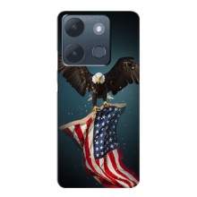 Чохол Прапор USA для Infinix Smart 7 (Орел і прапор)