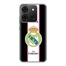 Чехол для Infinix Smart 7 с принтом (Лого Real Madrid)