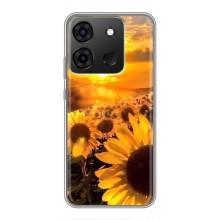 Чохол з Квітами для Infinix Smart 7 (поле соняшників)