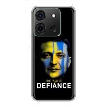 Чехол для Infinix Smart 7 (AlphaPrint - с принтом Зеленского)