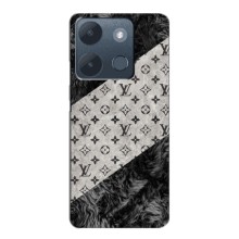 Чехол Стиль Louis Vuitton на Infinix Smart 7 (LV на белом)