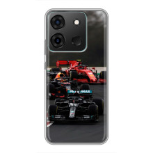 Чехол Формула1 на Infinix Smart 7 – Гонка Ф1