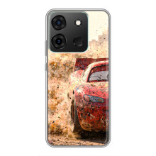 Чохол з принтом Маквін для Infinix Smart 7 – Блискавка Маквін