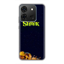 Чехол с мультфильмом Шрек на Infinix Smart 7 – Шрек лого