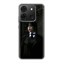 Чехол с дизайном Венздей 2 на Infinix Smart 7 – Уэнсдей в костюме