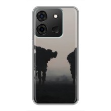 Чехол с украинским воином на Infinix Smart 7 – Украинские солдаты