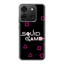 Чехол Гра в кальмара для Infinix Smart 7 – Логотип игры кальмара