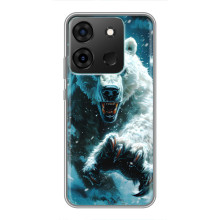 Чохол з картинкою 'Хижаки' для Infinix Smart 7 (Ведмідь)