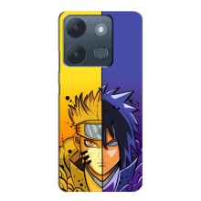 Купить Чохли на телефон з принтом Anime для Інфінікс Смарт 7 – Naruto Vs Sasuke