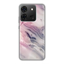 Мраморный чехол на Infinix Smart 7 (VPrint) (Пурпурный Мрамор)