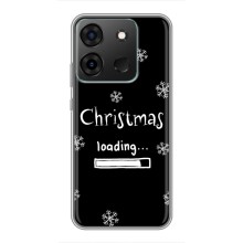 Рождественские, Праздничные Чехлы для Инфиникс Смарт 7 (Christmas loading)