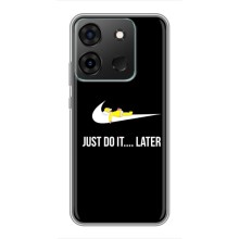 Силиконовый Чехол на Infinix Smart 7 с картинкой Nike (Later)