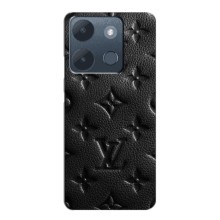 Текстурный Чехол Louis Vuitton для Инфиникс Смарт 7 (Черный ЛВ)