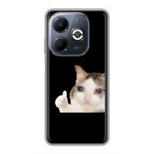 Бампер с принтом Мемы для Infinix Smart 8 Plus – Кот в слезах