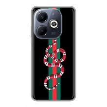 Чехлы Бренд GUCCI для Infinix Smart 8 Plus – Змей Гуччи