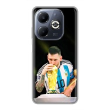 Чохли для Infinix Smart 8 Plus (Leo чемпіон) (AlphaPrint) (Кубок Мессі)