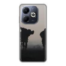 Чехлы на военную тематику для Infinix Smart 8 Plus – Бой солдат