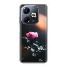 Чехлы с принтом Розочки для Infinix Smart 8 Plus – Цветок ночной