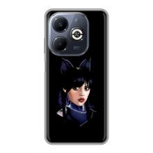 Чехлы с принтом Уэнсдей на Infinix Smart 8 Plus – Милая Уэнсдей