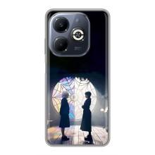 Чехлы с принтом Уэнсдей на Infinix Smart 8 Plus – Уэнсдей и Энди