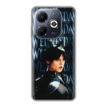 Чехлы с принтом Уэнсдей на Infinix Smart 8 Plus – Уэнздей с ушками