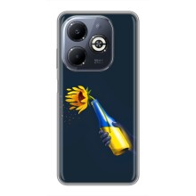 Чехол для Патриота Украины Infinix Smart 8 Plus - (AlphaPrint) (Коктейль молотова)