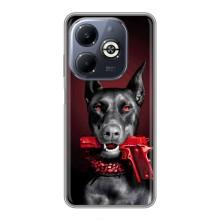 Чохол ДОБЕРМАН  для Infinix Smart 8 Plus – Доберман злий