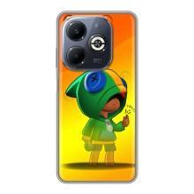 Чохол Бравл Старс для Infinix Smart 8 Plus – LEON в кофті