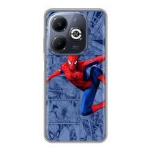 Силиконовый Чехол для Infinix Smart 8 Plus – Человек Паук