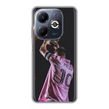 Чохол Мессі футболіст для Infinix Smart 8 Plus – Мессі з кубком