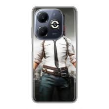 Силиконовый чехол с картинкой "Герой Pubg" на Infinix Smart 8 Plus – Пабг