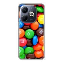 Чохол з зображенням смачної їжі для Infinix Smart 8 Plus – Різнокольорові M&M'S