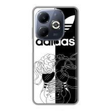 Чехол в стиле "Адидас" для Инфиникс Смарт 8 Плюс – Adidas шнурки